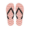 Cute Santa Claus Pattern Print Flip Flops