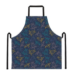 Cute Sea Turtle Pattern Print Apron