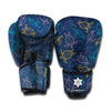 Cute Sea Turtle Pattern Print Boxing Gloves