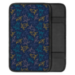 Cute Sea Turtle Pattern Print Car Center Console Cover