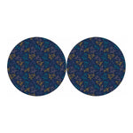Cute Sea Turtle Pattern Print Car Coasters