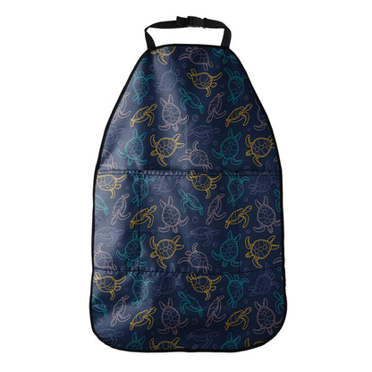 Cute Sea Turtle Pattern Print Car Seat Organizers