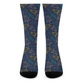 Cute Sea Turtle Pattern Print Crew Socks