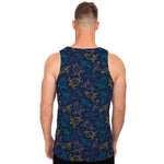 Cute Sea Turtle Pattern Print Men's Tank Top