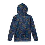 Cute Sea Turtle Pattern Print Pullover Hoodie