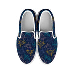 Cute Sea Turtle Pattern Print White Slip On Shoes