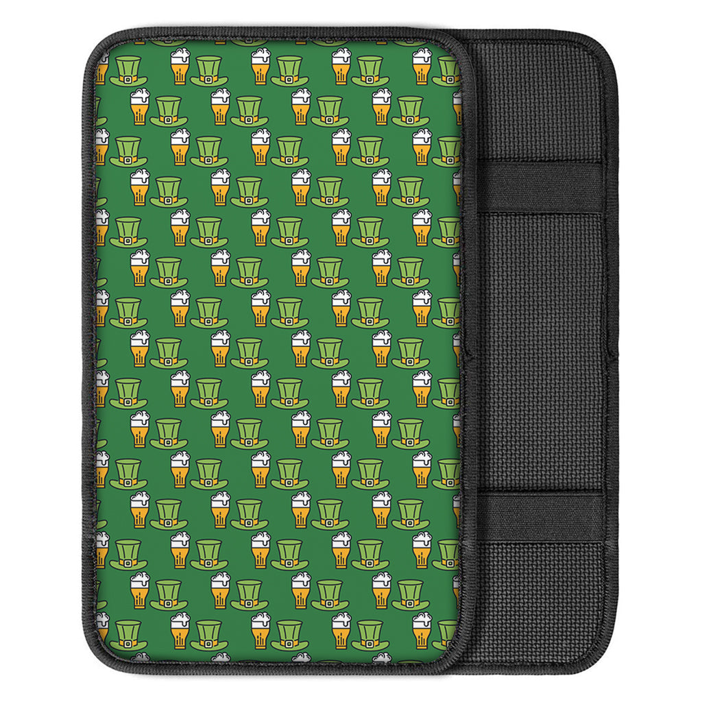 Cute Shamrock Saint Patrick's Day Print Car Center Console Cover