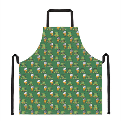 Cute Shamrock Saint Patrick's Day Print Apron