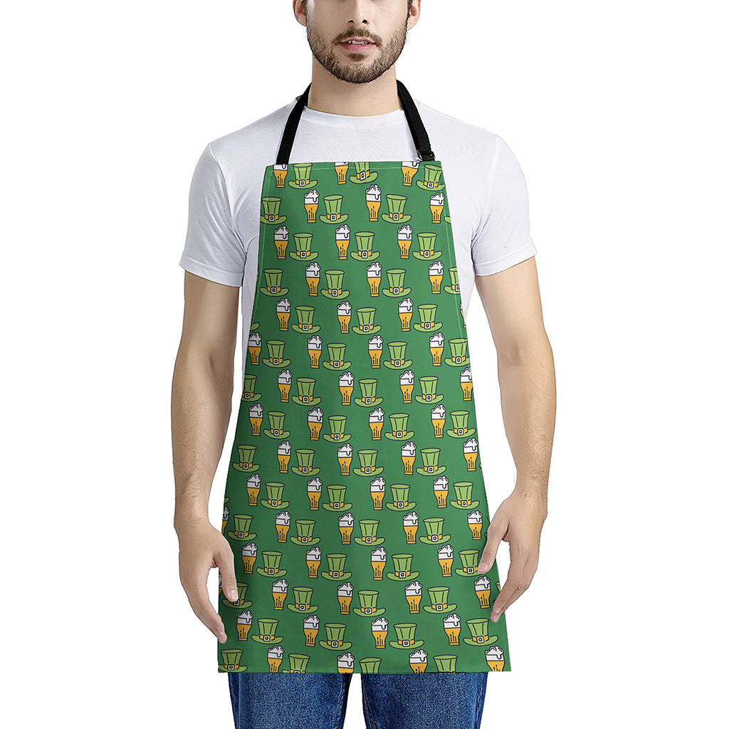 Cute Shamrock Saint Patrick's Day Print Apron