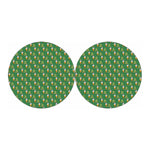 Cute Shamrock Saint Patrick's Day Print Car Coasters