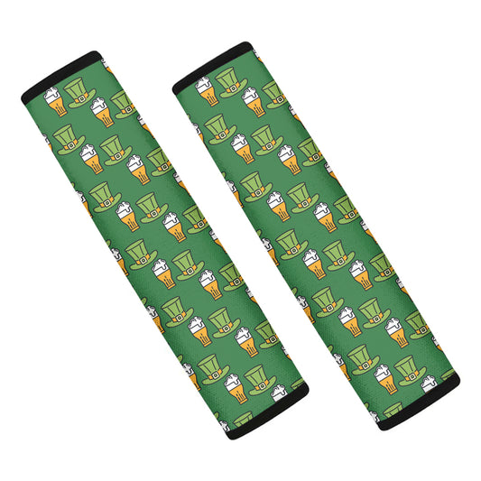 Cute Shamrock Saint Patrick's Day Print Car Seat Belt Covers