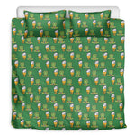 Cute Shamrock Saint Patrick's Day Print Duvet Cover Bedding Set