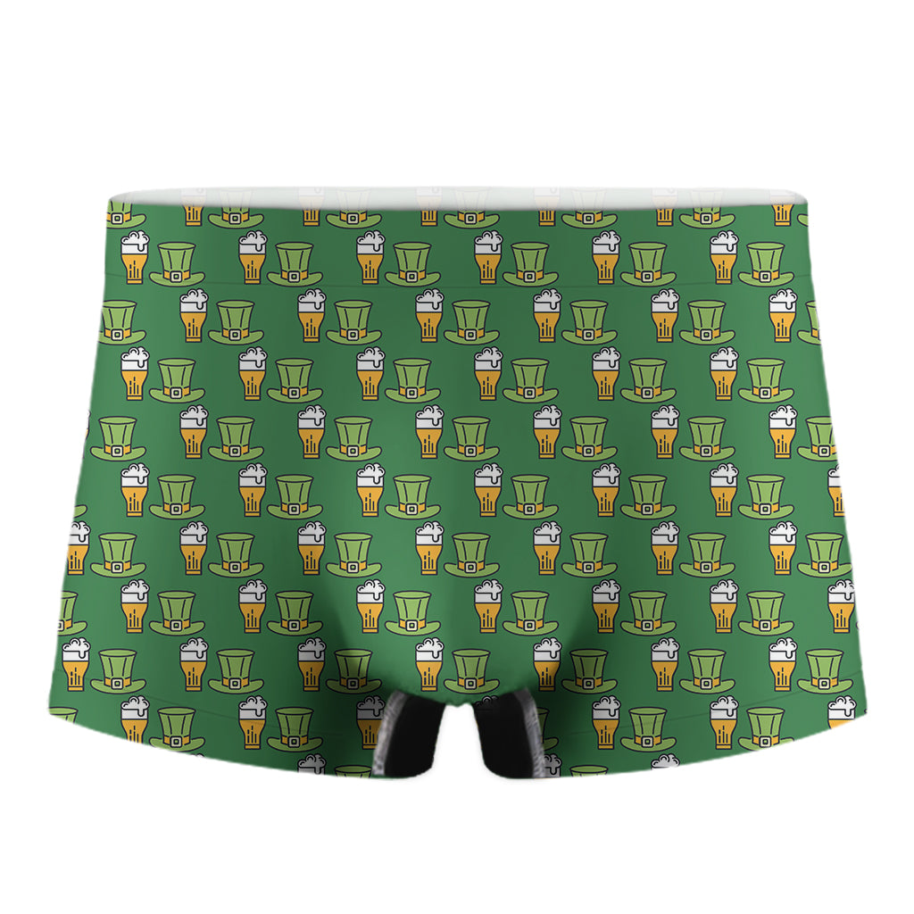 Cute Shamrock Saint Patrick's Day Print Men's Boxer Briefs