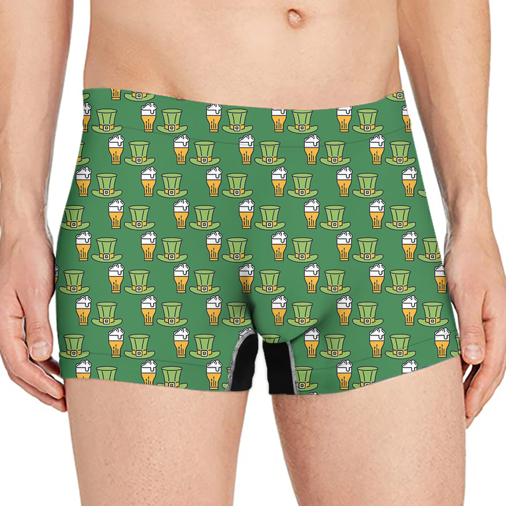 Cute Shamrock Saint Patrick's Day Print Men's Boxer Briefs