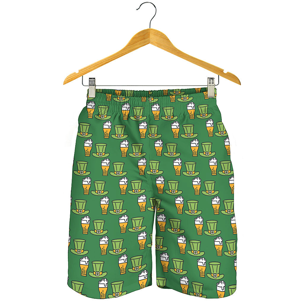 Cute Shamrock Saint Patrick's Day Print Men's Shorts