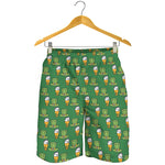 Cute Shamrock Saint Patrick's Day Print Men's Shorts