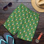 Cute Shamrock Saint Patrick's Day Print Men's Shorts