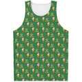 Cute Shamrock Saint Patrick's Day Print Men's Tank Top