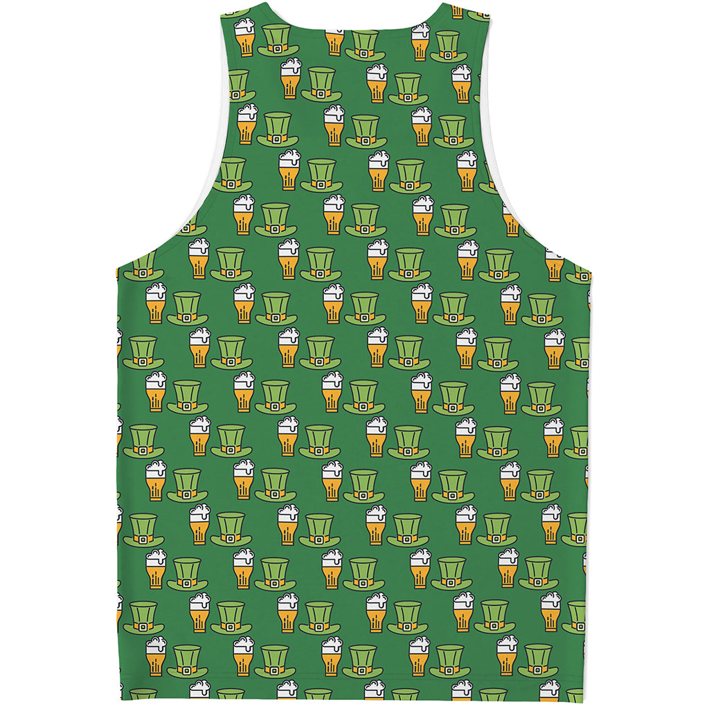 Cute Shamrock Saint Patrick's Day Print Men's Tank Top