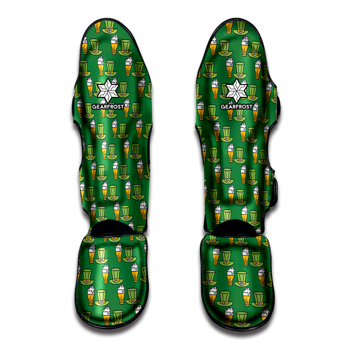 Cute Shamrock Saint Patrick's Day Print Muay Thai Shin Guard