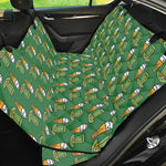 Cute Shamrock Saint Patrick's Day Print Pet Car Back Seat Cover