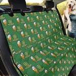 Cute Shamrock Saint Patrick's Day Print Pet Car Back Seat Cover