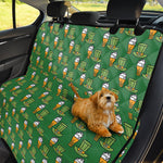 Cute Shamrock Saint Patrick's Day Print Pet Car Back Seat Cover