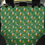 Cute Shamrock Saint Patrick's Day Print Pet Car Back Seat Cover