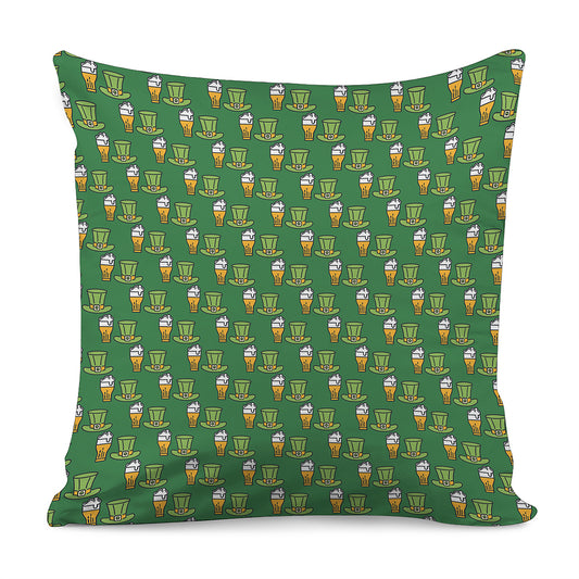 Cute Shamrock Saint Patrick's Day Print Pillow Cover