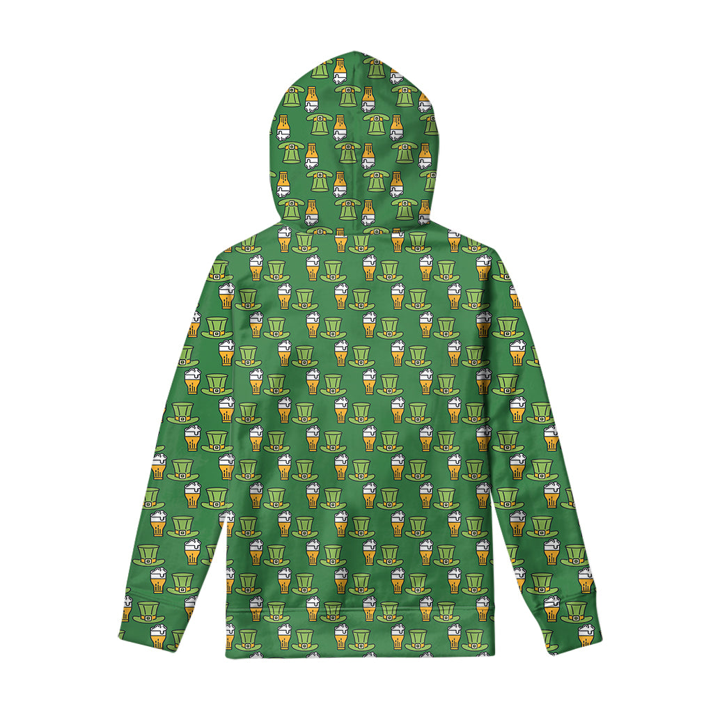 Cute Shamrock Saint Patrick's Day Print Pullover Hoodie