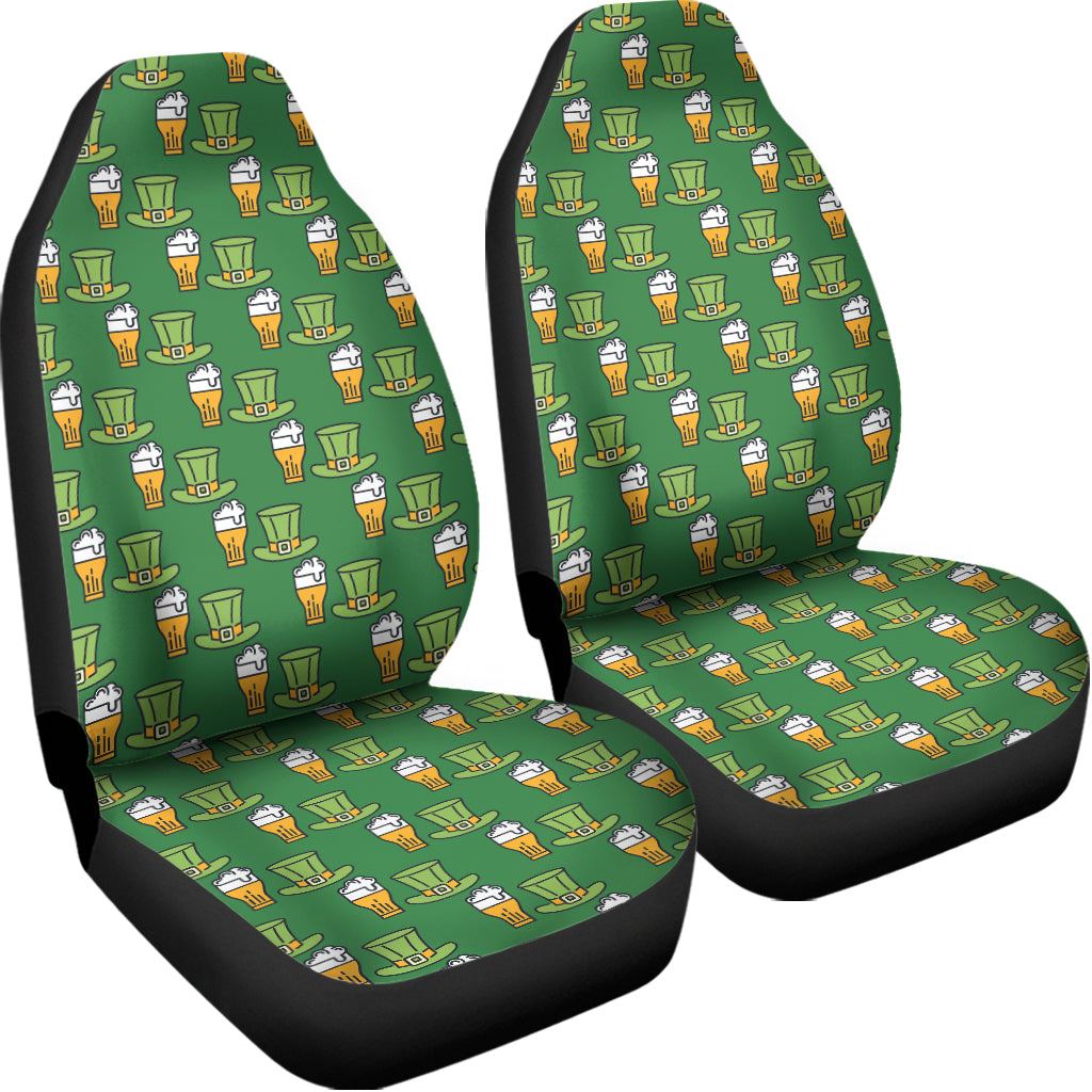 Cute Shamrock Saint Patrick's Day Print Universal Fit Car Seat Covers