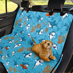 Cute Shark Pattern Print Pet Car Back Seat Cover