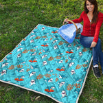 Cute Shark Pattern Print Quilt