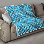 Cute Shark Pattern Print Quilt