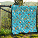 Cute Shark Pattern Print Quilt