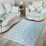 Cute Sheep Pattern Print Area Rug