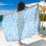 Cute Sheep Pattern Print Beach Sarong Wrap