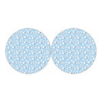 Cute Sheep Pattern Print Car Coasters