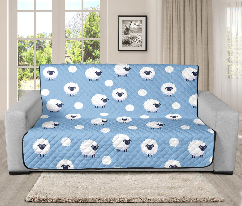 Cute Sheep Pattern Print Futon Protector