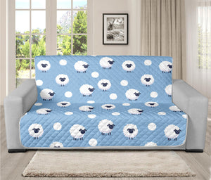 Cute Sheep Pattern Print Futon Protector