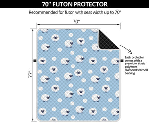 Cute Sheep Pattern Print Futon Protector