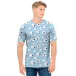 Cute Sheep Pattern Print Men's T-Shirt