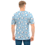 Cute Sheep Pattern Print Men's T-Shirt