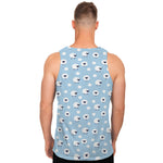 Cute Sheep Pattern Print Men's Tank Top