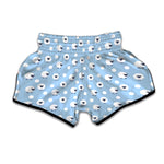 Cute Sheep Pattern Print Muay Thai Boxing Shorts