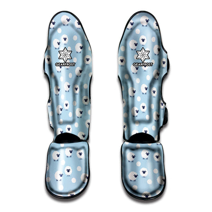 Cute Sheep Pattern Print Muay Thai Shin Guard