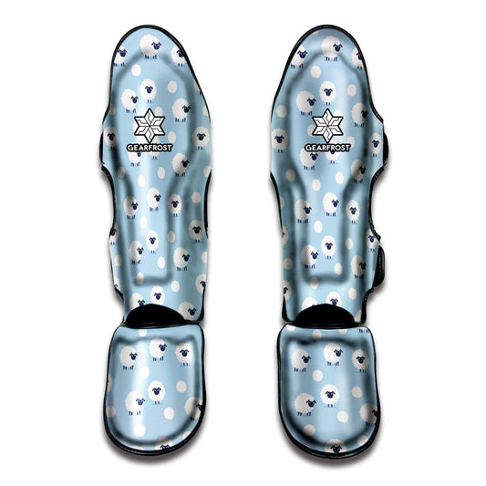 Cute Sheep Pattern Print Muay Thai Shin Guard
