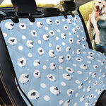 Cute Sheep Pattern Print Pet Car Back Seat Cover