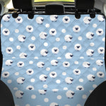 Cute Sheep Pattern Print Pet Car Back Seat Cover