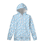Cute Sheep Pattern Print Pullover Hoodie